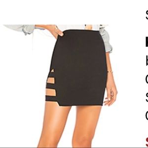 By the way side bar mini skirt